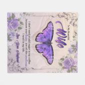 Persoonlijke brief aan mijn vrouw-liefde van echtg fleece deken (Voorkant (Horizontaal))