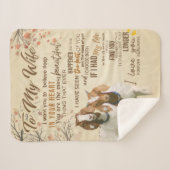 Persoonlijke brief aan mijn vrouw-liefde van echtg sherpa deken (Voorkant (horizontaal))