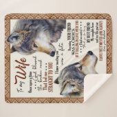 Persoonlijke brief aan mijn vrouw-liefde van echtg sherpa deken (Voorkant (horizontaal))