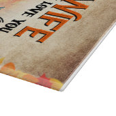 Persoonlijke brief aan mijn vrouw-liefde van echtg snijplank (Hoek)