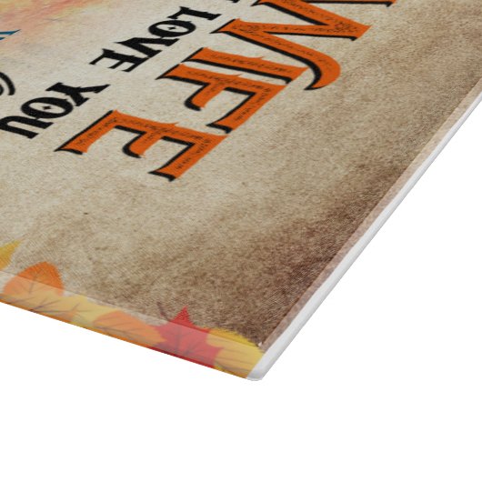 Persoonlijke brief aan mijn vrouw-liefde van echtg snijplank (Hoek)