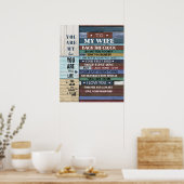 Persoonlijke brief aan mijn vrouw, poster (Keuken)