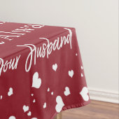 Persoonlijke brief aan mijn vrouw van Husband Gift Tafelkleed (Voorbeeld)