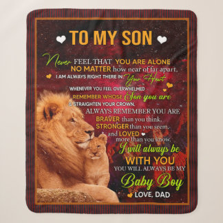 Persoonlijke brief aan mijn zoontje van pa Lion Sherpa Deken