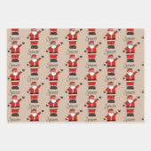 Persoonlijke brief/cadeau van de Kerstman Inpakpapier Vel (Voorkant 2)