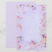 Persoonlijke brief schrijven notitie nemen van blo briefpapier (Voorkant / Achterkant)