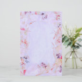 Persoonlijke brief schrijven notitie nemen van blo briefpapier (Staand voorkant)