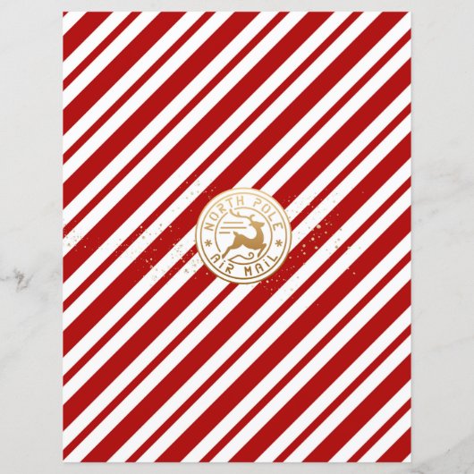 Persoonlijke brief van de Kerstman (Achterkant)