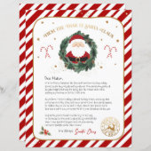 Persoonlijke brief van de Kerstman (Voorkant / Achterkant)