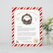 Persoonlijke brief van de Kerstman (Staand voorkant)