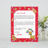 Persoonlijke brief van de Kerstman (Staand voorkant)