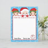 Persoonlijke brief van de Kerstman (Staand voorkant)