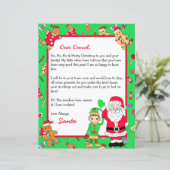 Persoonlijke brief van de Kerstman (Staand voorkant)