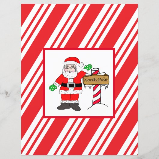 Persoonlijke brief van de Kerstman (Achterkant)