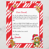 Persoonlijke brief van de Kerstman (Voorkant / Achterkant)