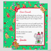 Persoonlijke brief van de Kerstman (Voorkant / Achterkant)