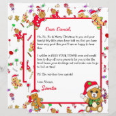 Persoonlijke brief van de Kerstman (Voorkant / Achterkant)