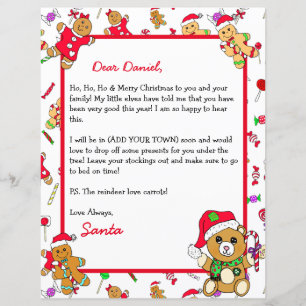 Persoonlijke brief van de Kerstman