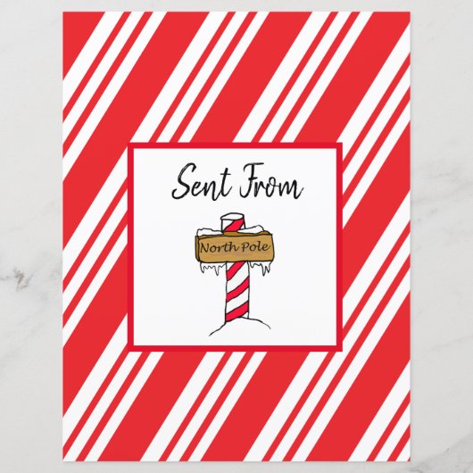 Persoonlijke brief van de Kerstman (Achterkant)