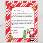 Persoonlijke brief van de Kerstman (Voorkant / Achterkant)