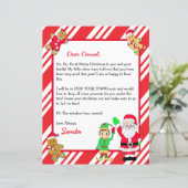 Persoonlijke brief van de Kerstman (Staand voorkant)