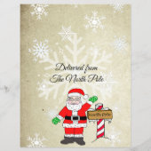 Persoonlijke brief van de Kerstman (Achterkant)