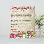 Persoonlijke brief van de Kerstman (Staand voorkant)