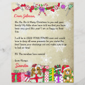 Persoonlijke brief van de Kerstman (Voorkant)