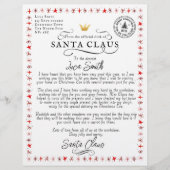 Persoonlijke brief van de kerstman (Voorkant)