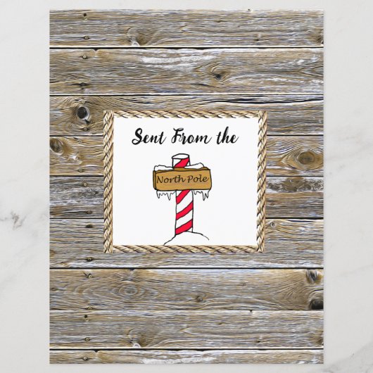 Persoonlijke brief van de Kerstman (Achterkant)