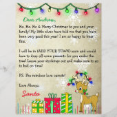 Persoonlijke brief van de Kerstman (Voorkant)