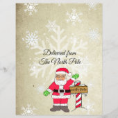 Persoonlijke brief van de Kerstman (Achterkant)