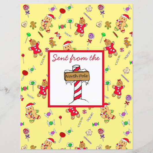 Persoonlijke brief van de Kerstman (Achterkant)