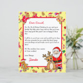 Persoonlijke brief van de Kerstman (Staand voorkant)