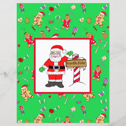 Persoonlijke brief van de Kerstman (Achterkant)