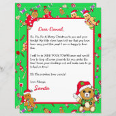 Persoonlijke brief van de Kerstman (Voorkant / Achterkant)