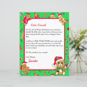 Persoonlijke brief van de Kerstman (Staand voorkant)