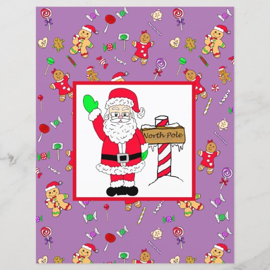 Persoonlijke brief van de Kerstman (Achterkant)