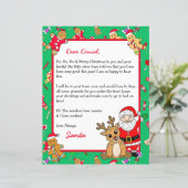 Persoonlijke brief van de Kerstman (Staand voorkant)