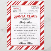 Persoonlijke brief van de Kerstman (Voorkant)