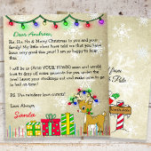 Persoonlijke brief van de Kerstman