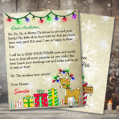 Persoonlijke brief van de Kerstman