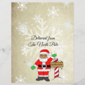 Persoonlijke brief van de Kerstman (Achterkant)