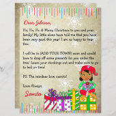 Persoonlijke brief van de Kerstman (Voorkant / Achterkant)