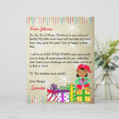 Persoonlijke brief van de Kerstman (Staand voorkant)