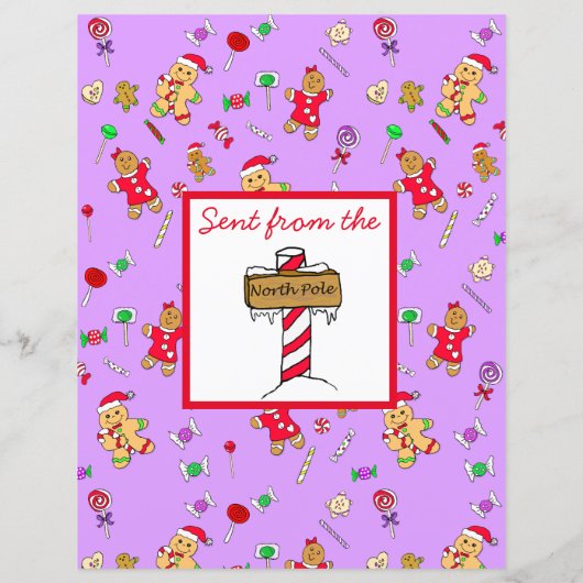 Persoonlijke brief van de Kerstman (Achterkant)