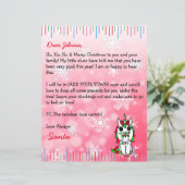 Persoonlijke brief van de Kerstman (Staand voorkant)