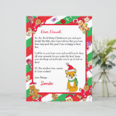 Persoonlijke brief van de Kerstman (Staand voorkant)