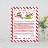 Persoonlijke brief van de Kerstman (Staand voorkant)