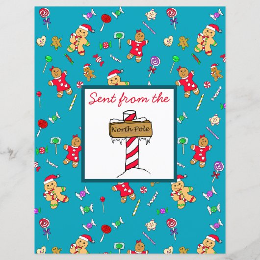 Persoonlijke brief van de Kerstman (Achterkant)